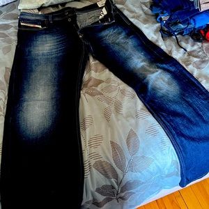 Selling a new pair of diesel jeans. He received the wrong size gift. Your win!